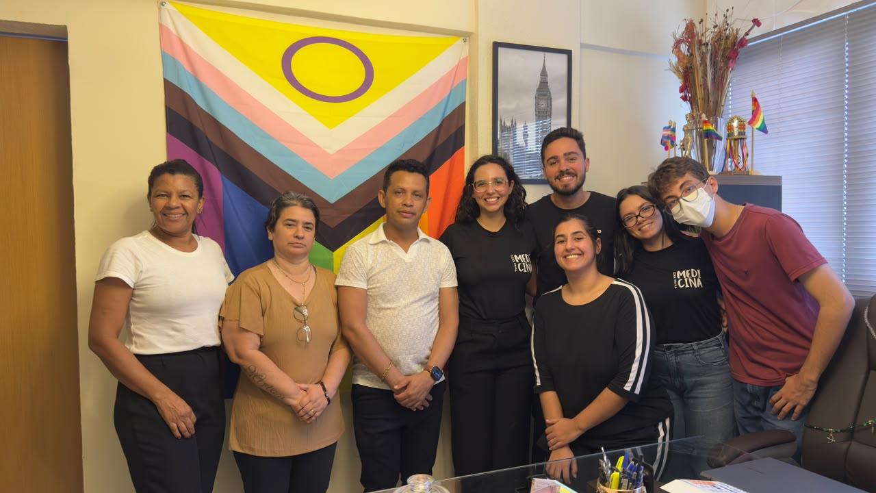 Equipe de Acadêmicos de Medicina da UNIMA Afya no Centro de Referência dos Direitos Humanos